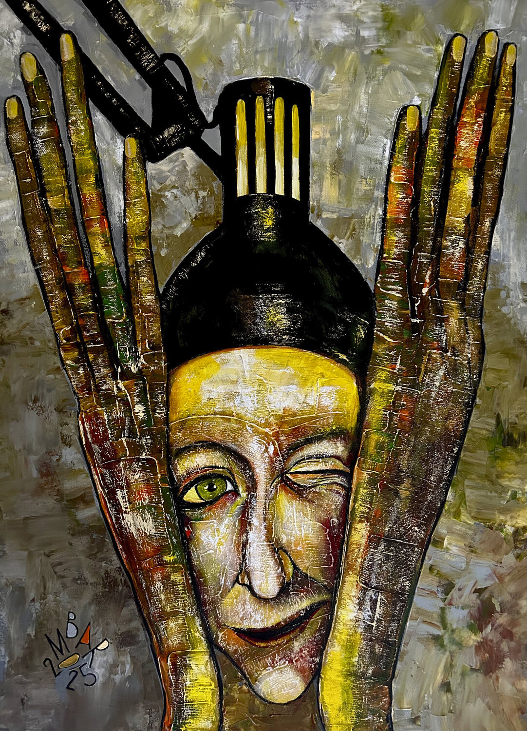 Enlightenment Mikhail Baranovskiy Original painting for sale