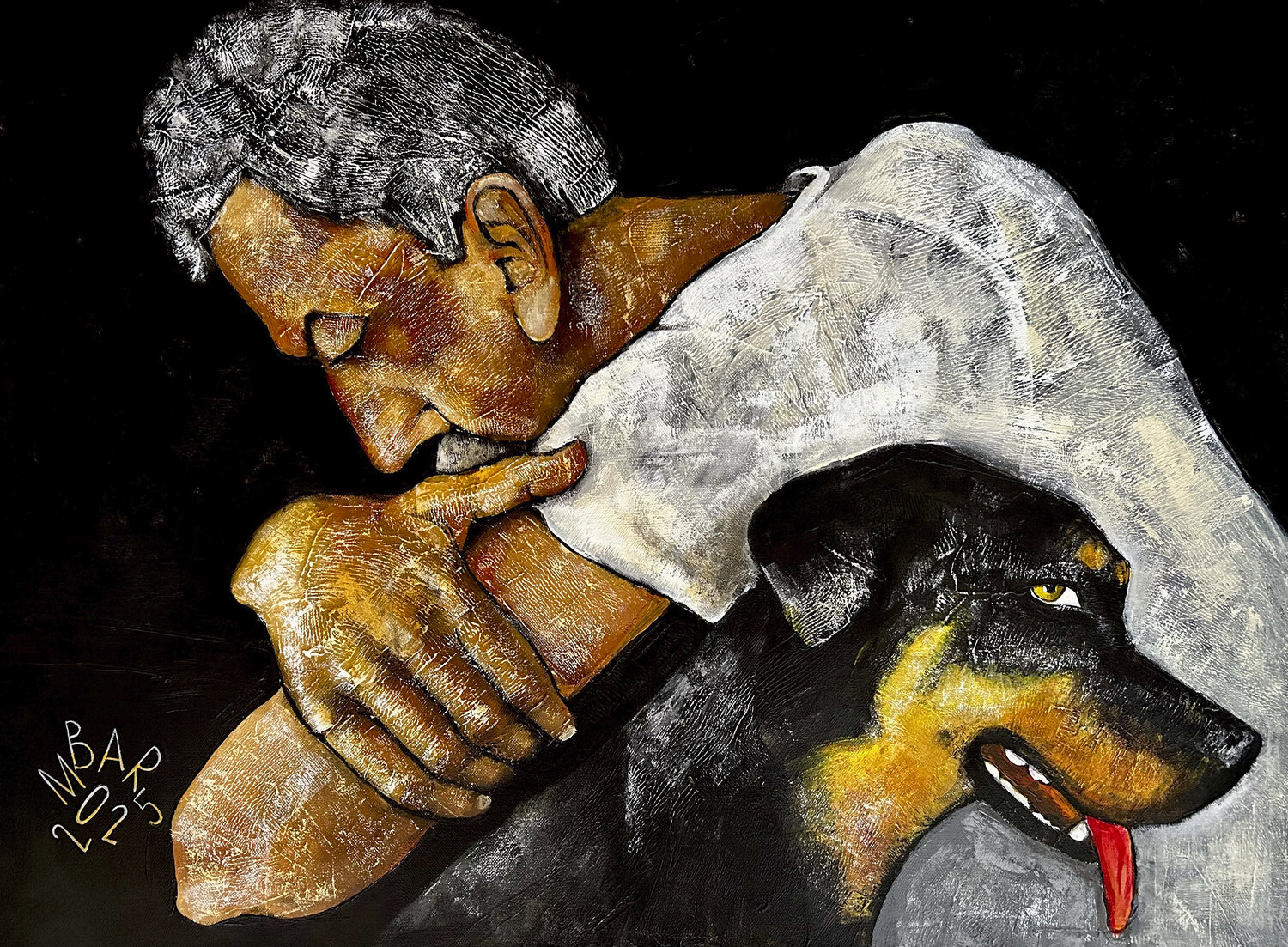 In percentage terms Mikhail Baranovskiy Original painting for sale