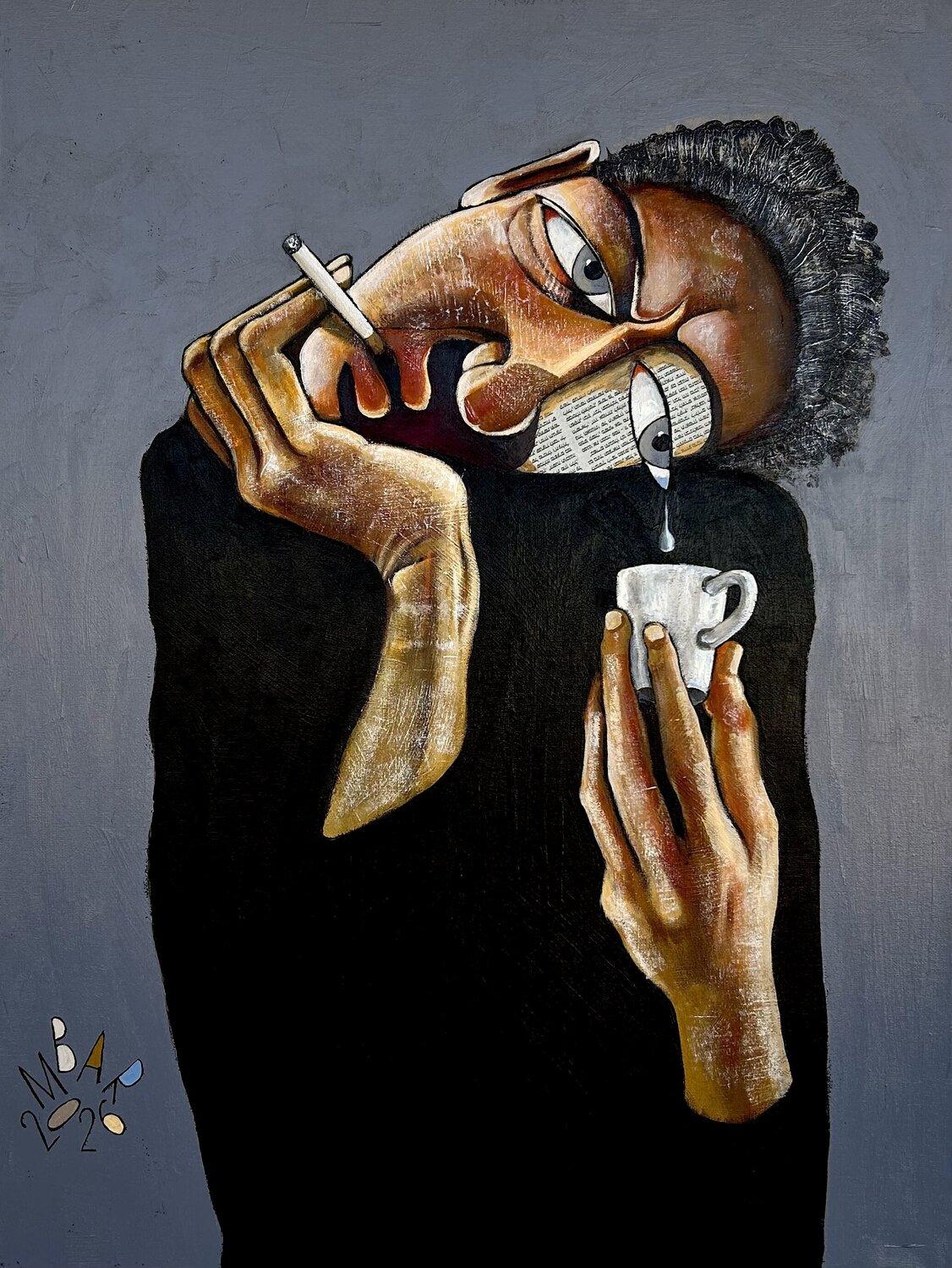 Coffee without sugar Mikhail Baranovskiy Original painting for sale