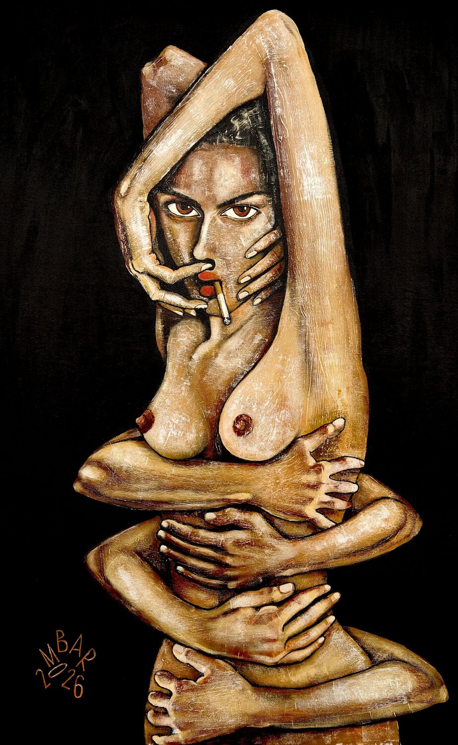 Still Holding On Mikhail Baranovskiy Original painting for sale
