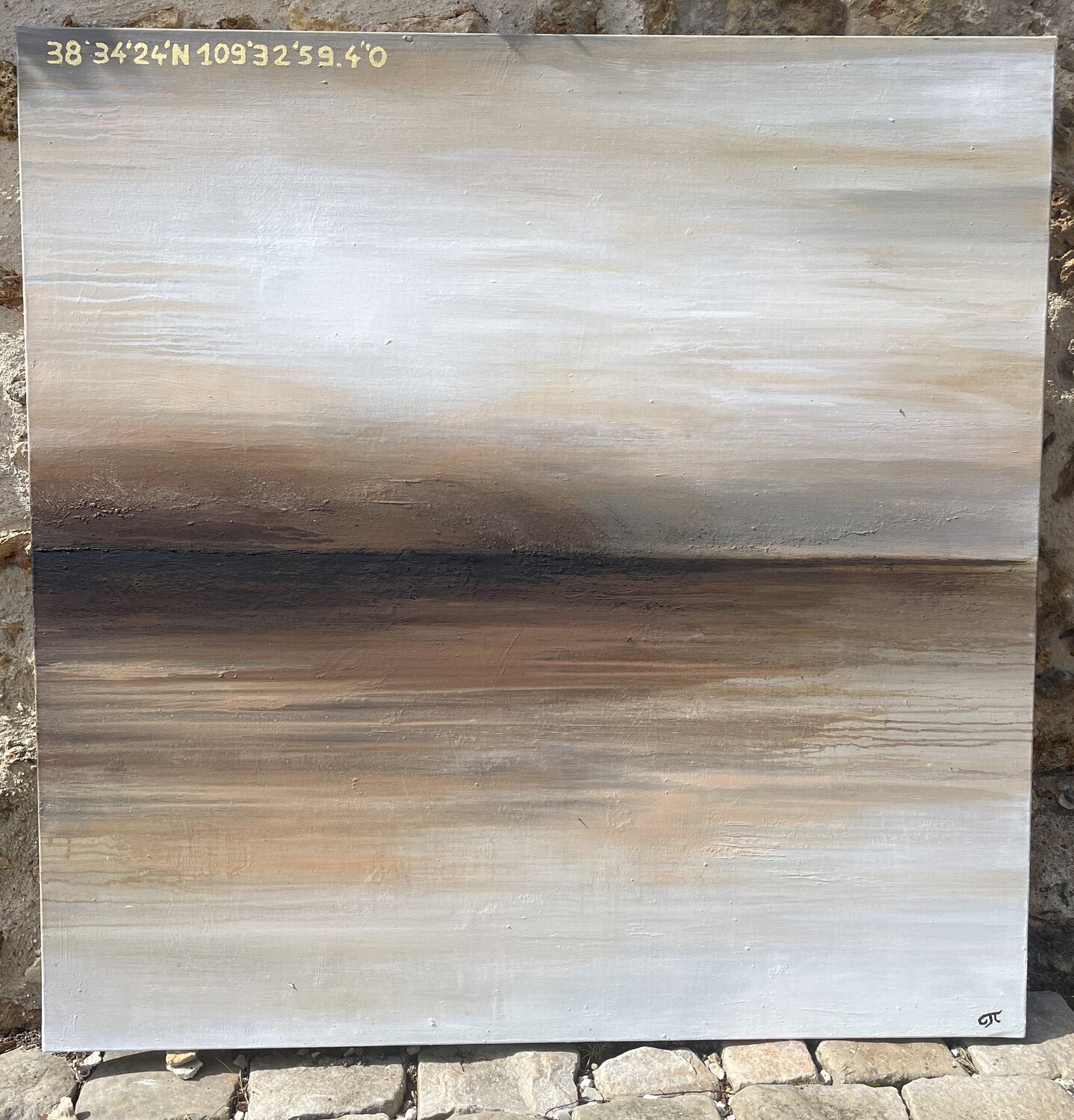 Somewhere 38°32 Claire Jombart Original painting for sale