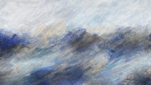 Mar de montañas by Sara Sepúlveda, Painting for Sale on Select