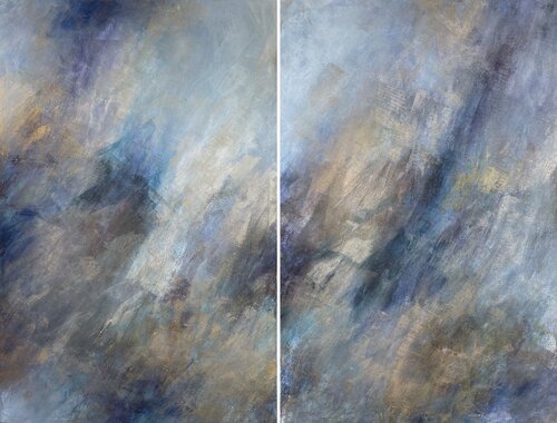 Vida azul by Sara Sepúlveda, Painting for Sale on Select