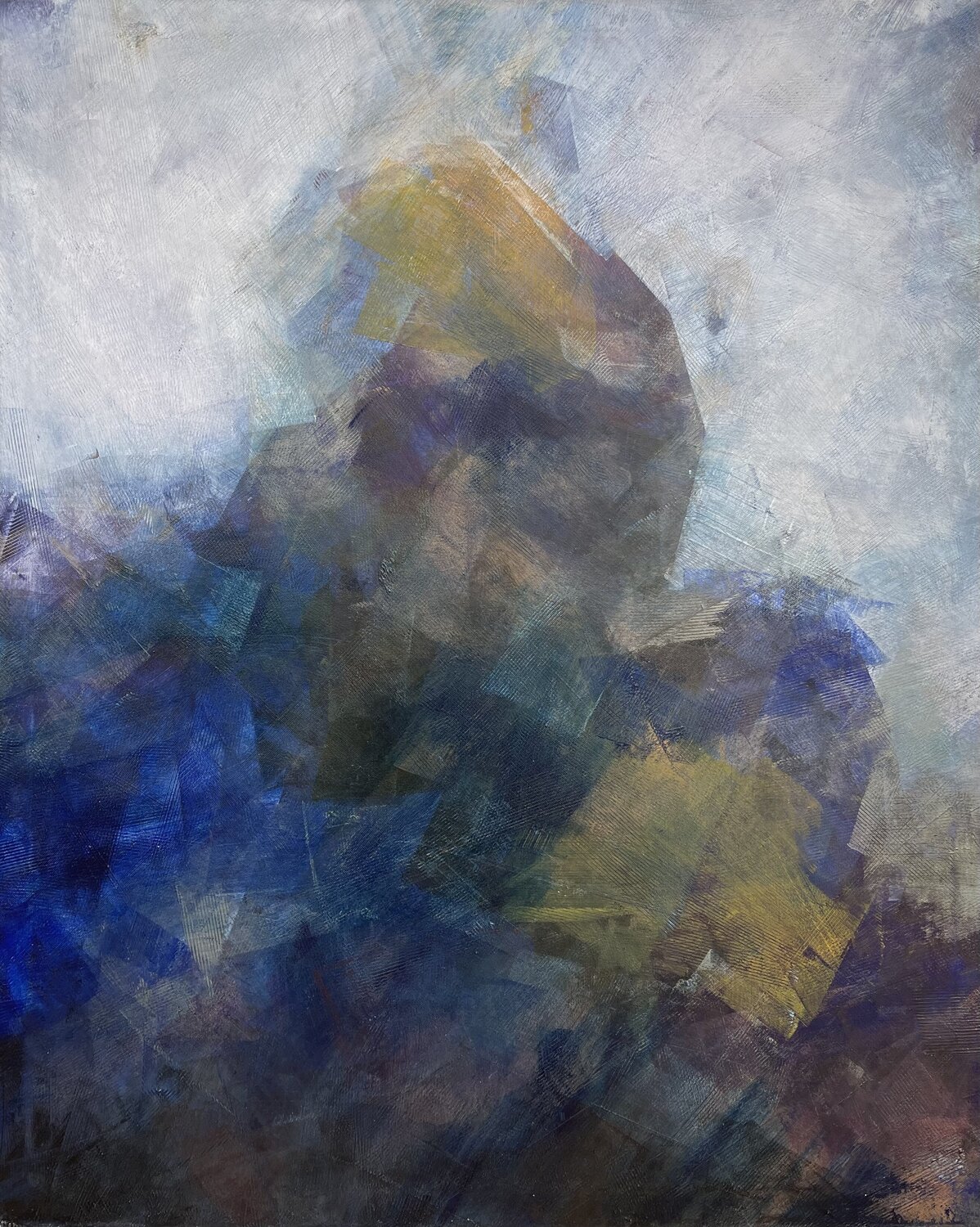 Cielo de coral azul Sara Sepúlveda Original painting for sale