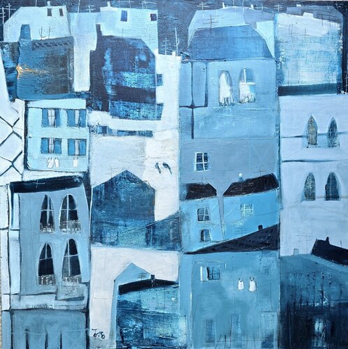 Abendstimmung by Conny Niehoff, Painting for Sale on Select