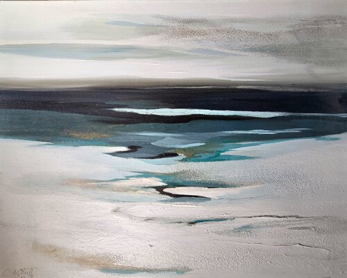 Am Meer sein by Conny Niehoff, Painting for Sale on Select