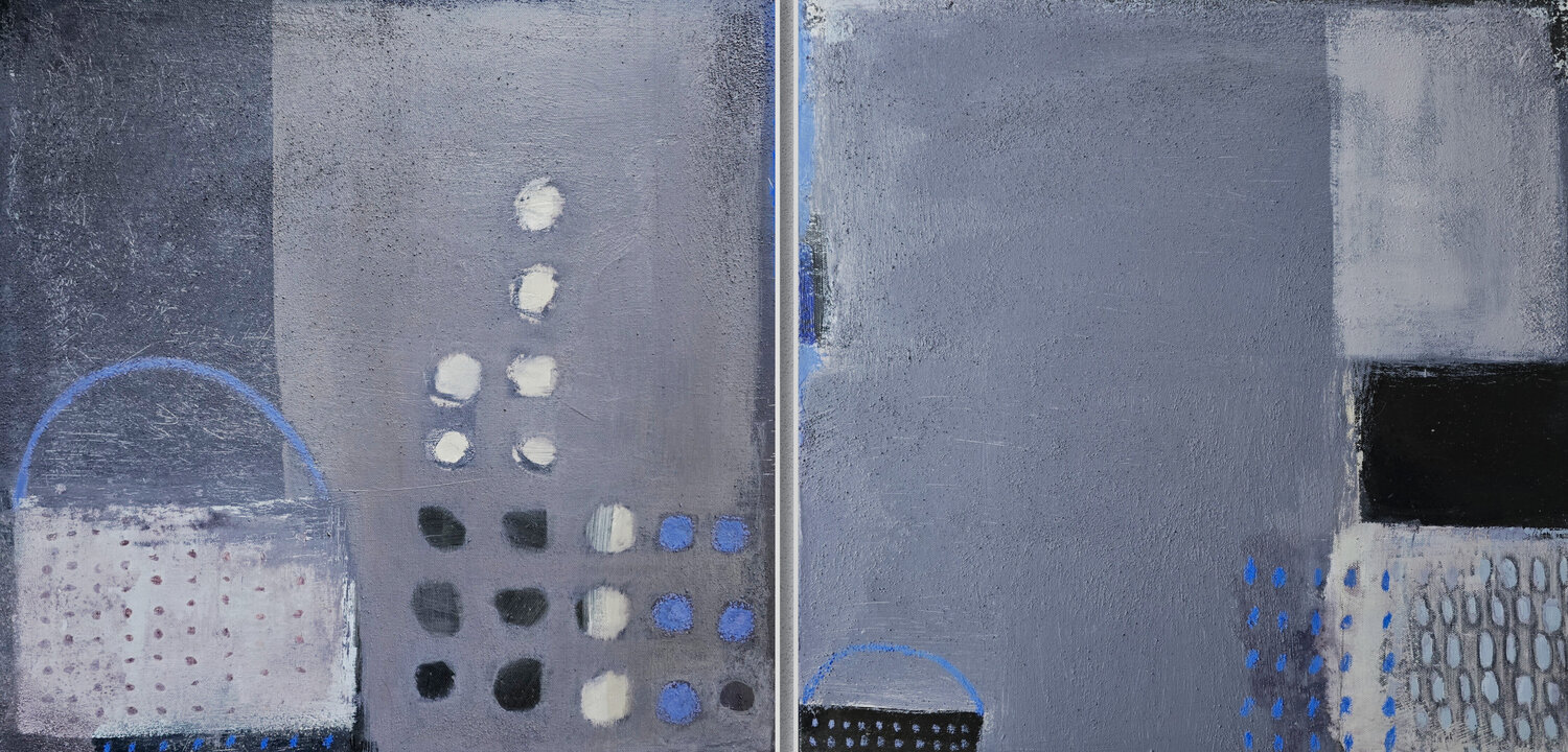 Blaubeerernte im August 3 Conny Niehoff Original painting for sale