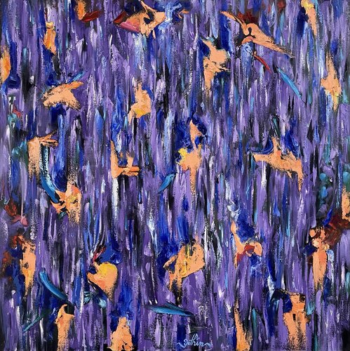 Algorithmed illusions by Yothin Kanokbanpot, Painting for Sale on Select