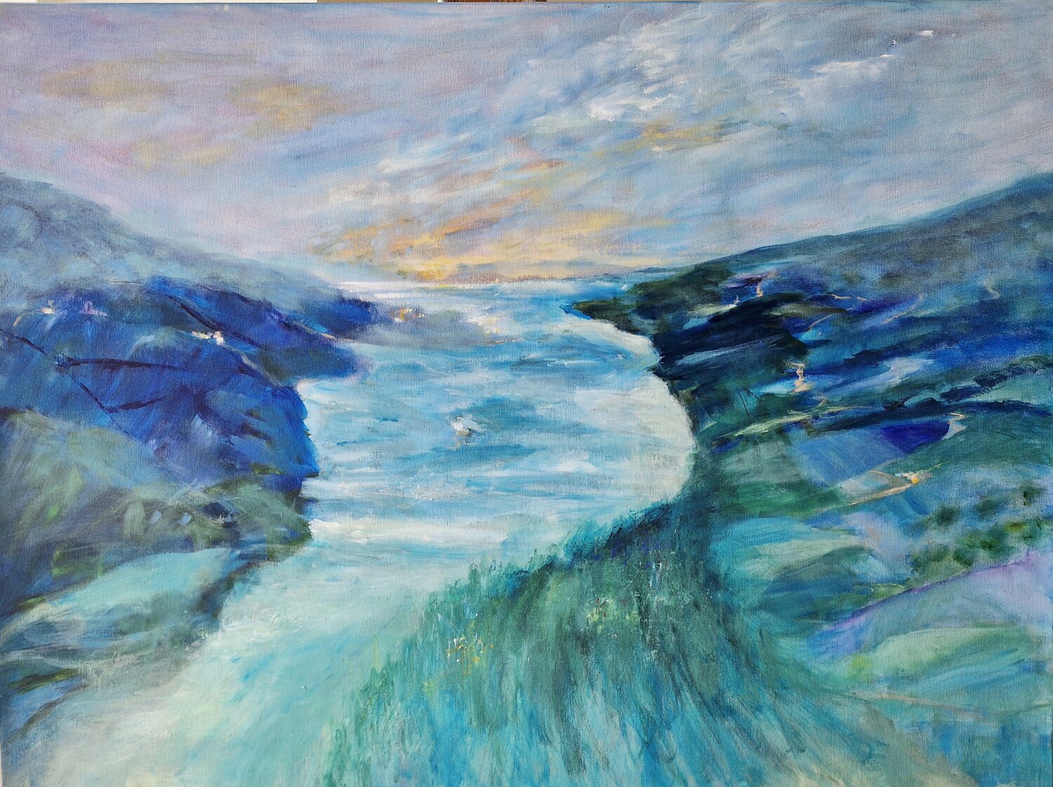 'Bayview' Aase Lind Original painting for sale