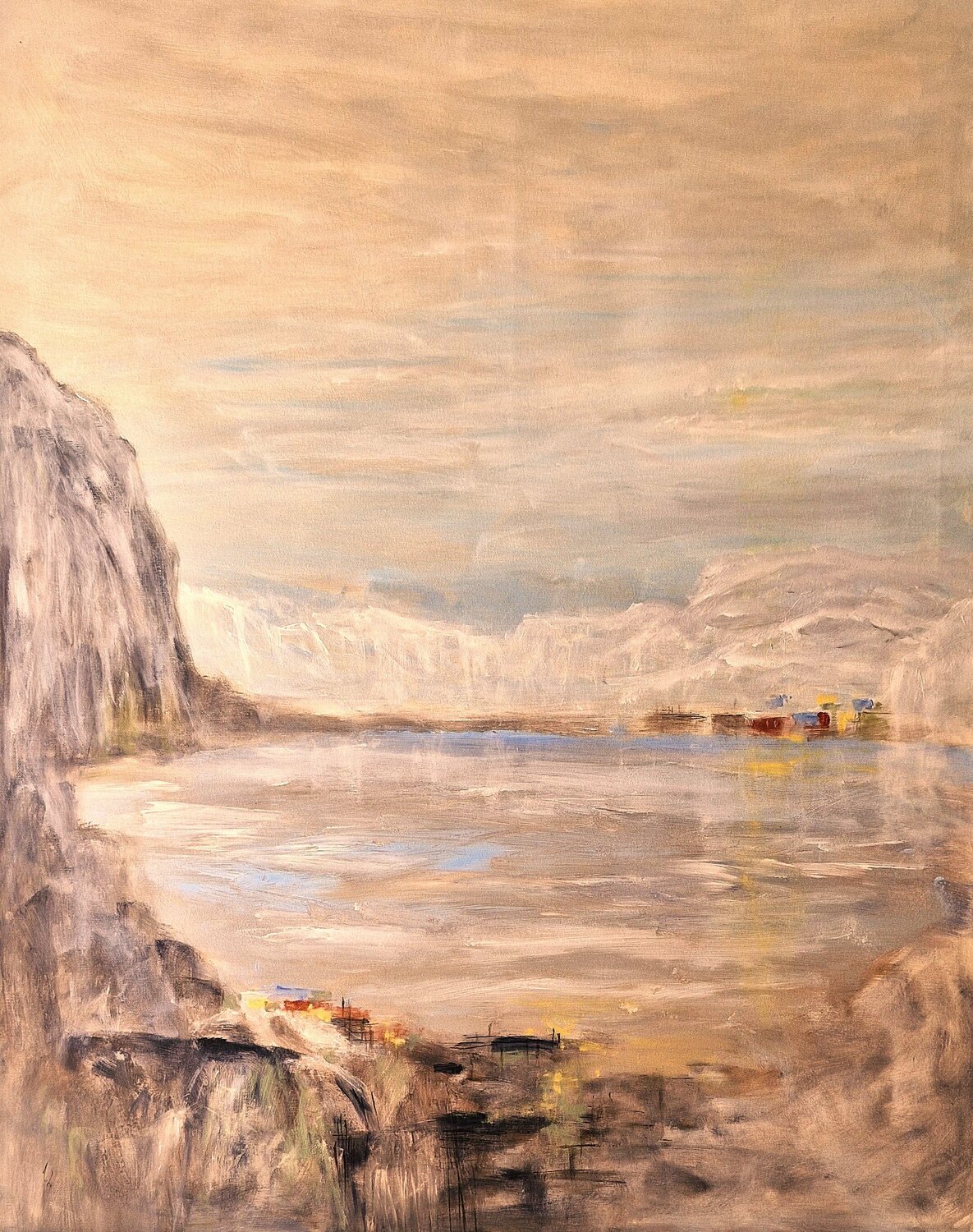 'Greenland no 3' Aase Lind Original painting for sale
