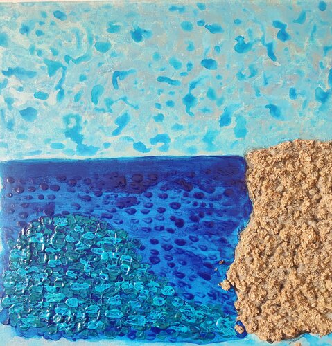 HOMENAJE A LA TIERRA 47.  Mallorca. Spain by JOAN PARRAMON, Painting for Sale on Select