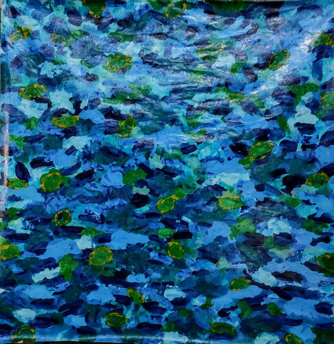 HOMENAJE A LA TIERRA 56.  Mar solo Mar by JOAN PARRAMON, Painting for Sale on Select