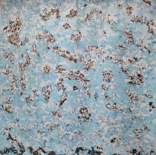 HOMENAJE A LA TIERRA 57.  Larimar. República Dominicana by JOAN PARRAMON, Painting for Sale on Select