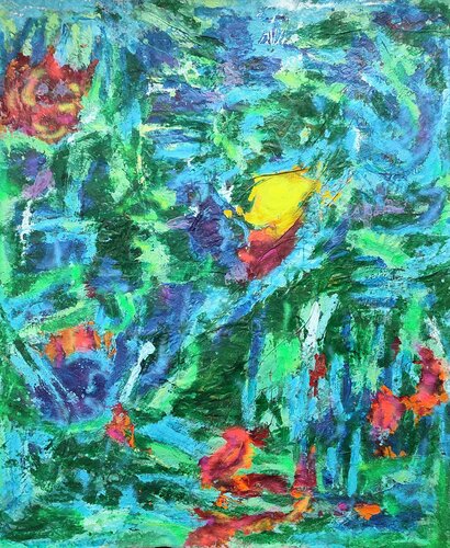 Abstracción 1. 2024. Telas encontradas by JOAN PARRAMON, Painting for Sale on Select