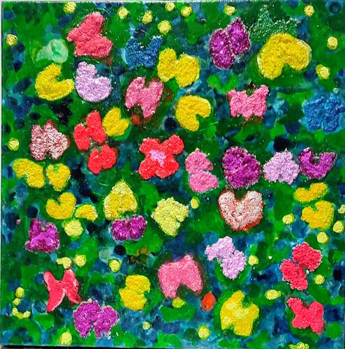 Encuentro de Mariposas by JOAN PARRAMON, Painting for Sale on Select