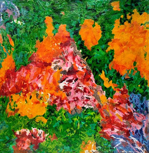 La Montaña Mágica. Telas encontradas by JOAN PARRAMON, Painting for Sale on Select
