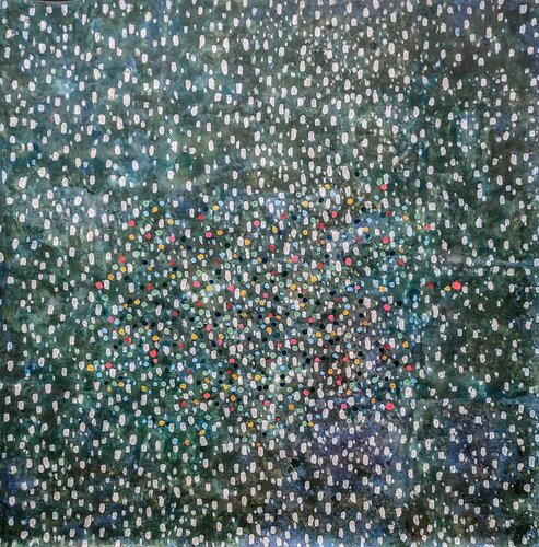 La Danza Cósmica: Emitir y Recibir. by JOAN PARRAMON, Painting for Sale on Select