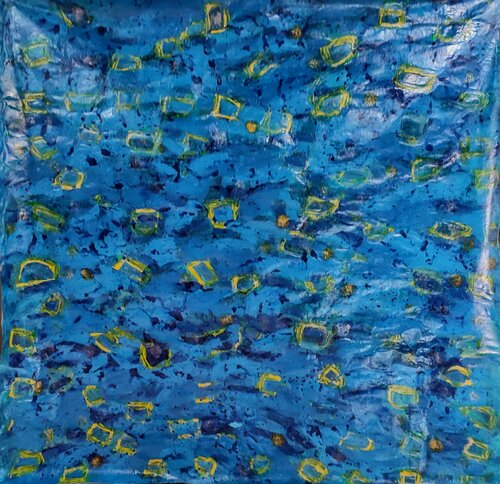Fosforescencias en el Azul by JOAN PARRAMON, Painting for Sale on Select