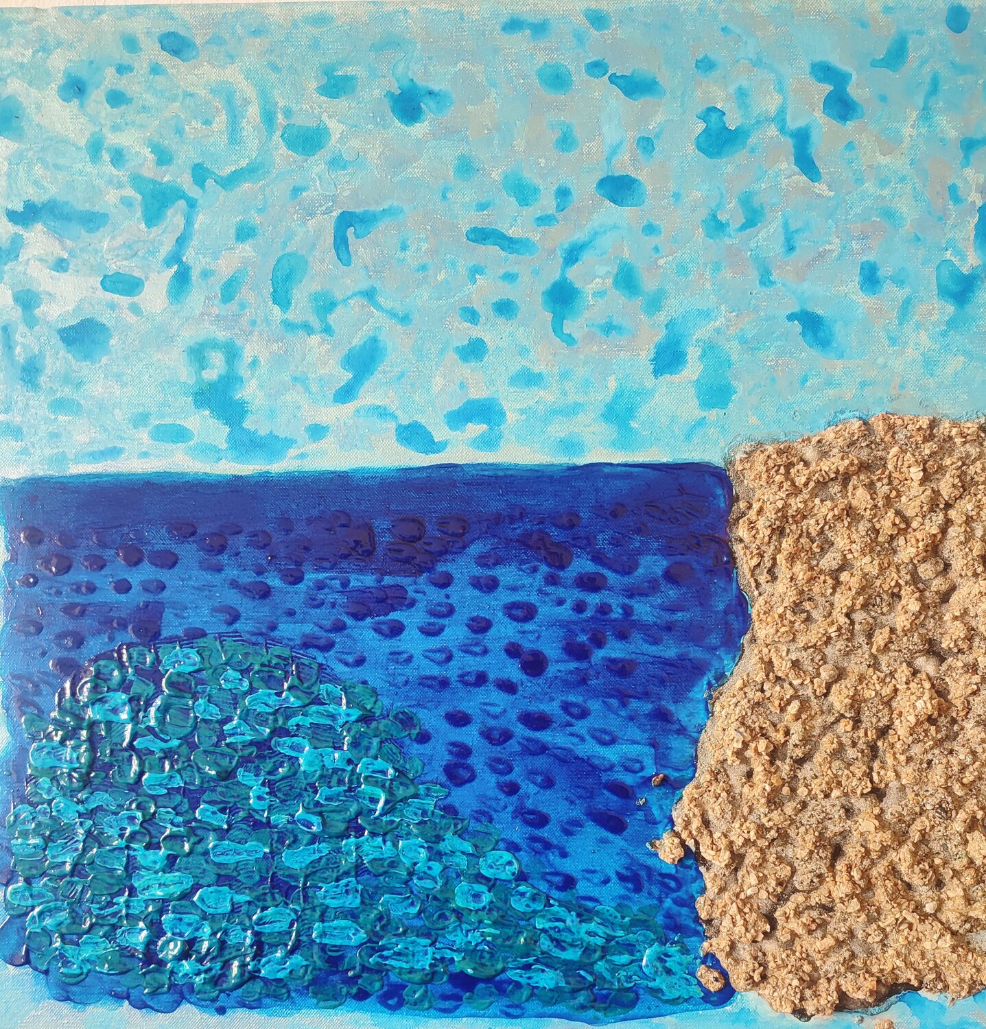 HOMENAJE A LA TIERRA 47.  Mallorca. Spain JOAN PARRAMON Original painting for sale