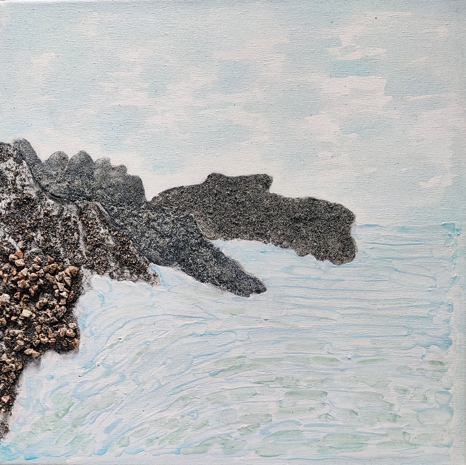 HOMENAJE A LA TIERRA 52.  Mallorca. Spain JOAN PARRAMON Original painting for sale