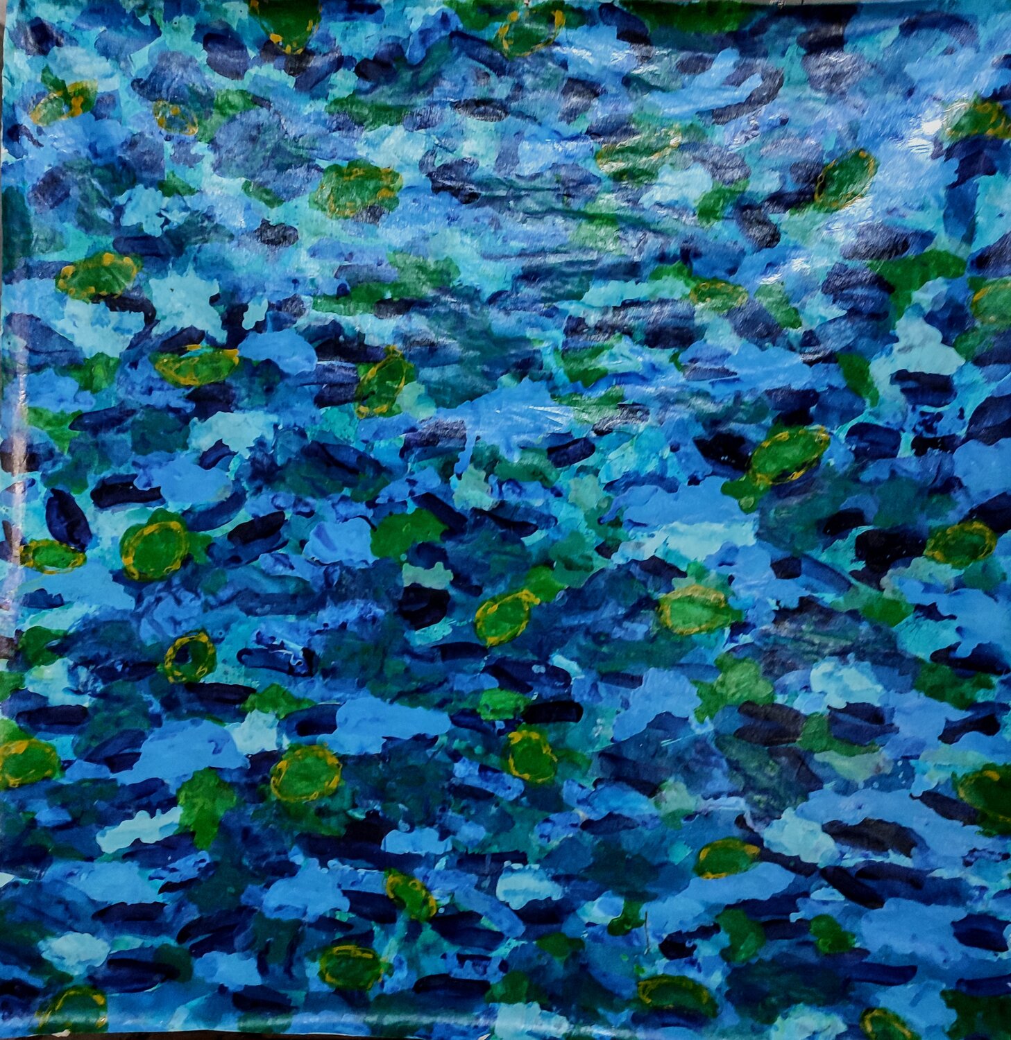 HOMENAJE A LA TIERRA 56.  Mar solo Mar JOAN PARRAMON Original painting for sale