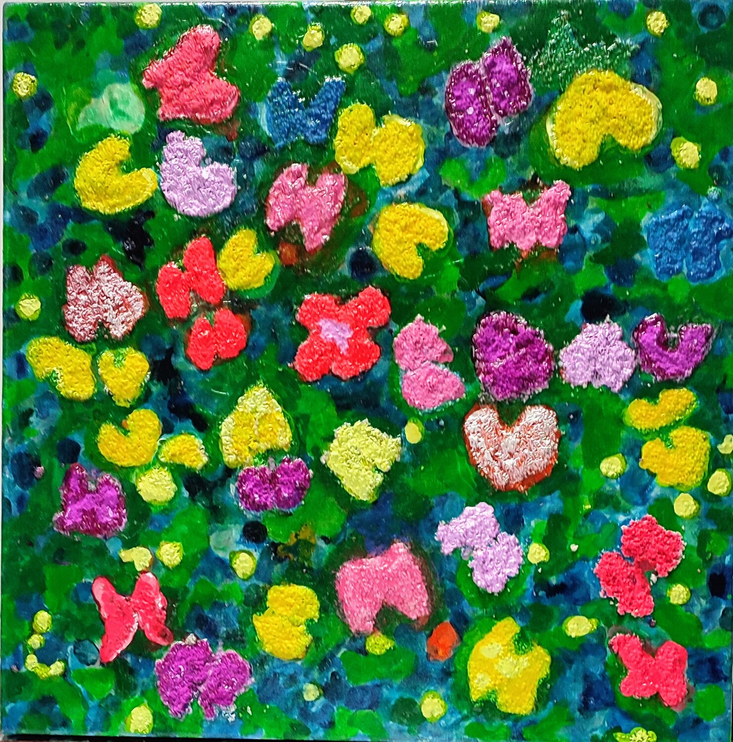 Encuentro de Mariposas JOAN PARRAMON Original painting for sale