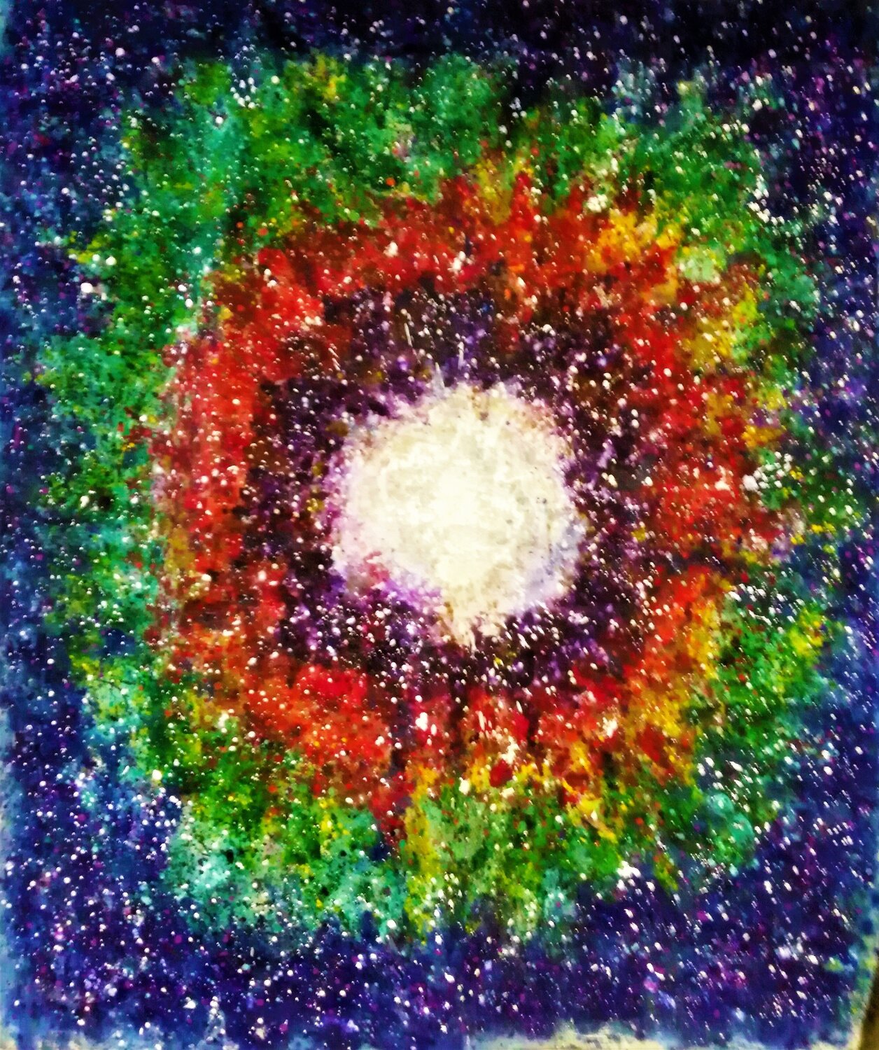 MACROCOSMOS 1 JOAN PARRAMON Original painting for sale