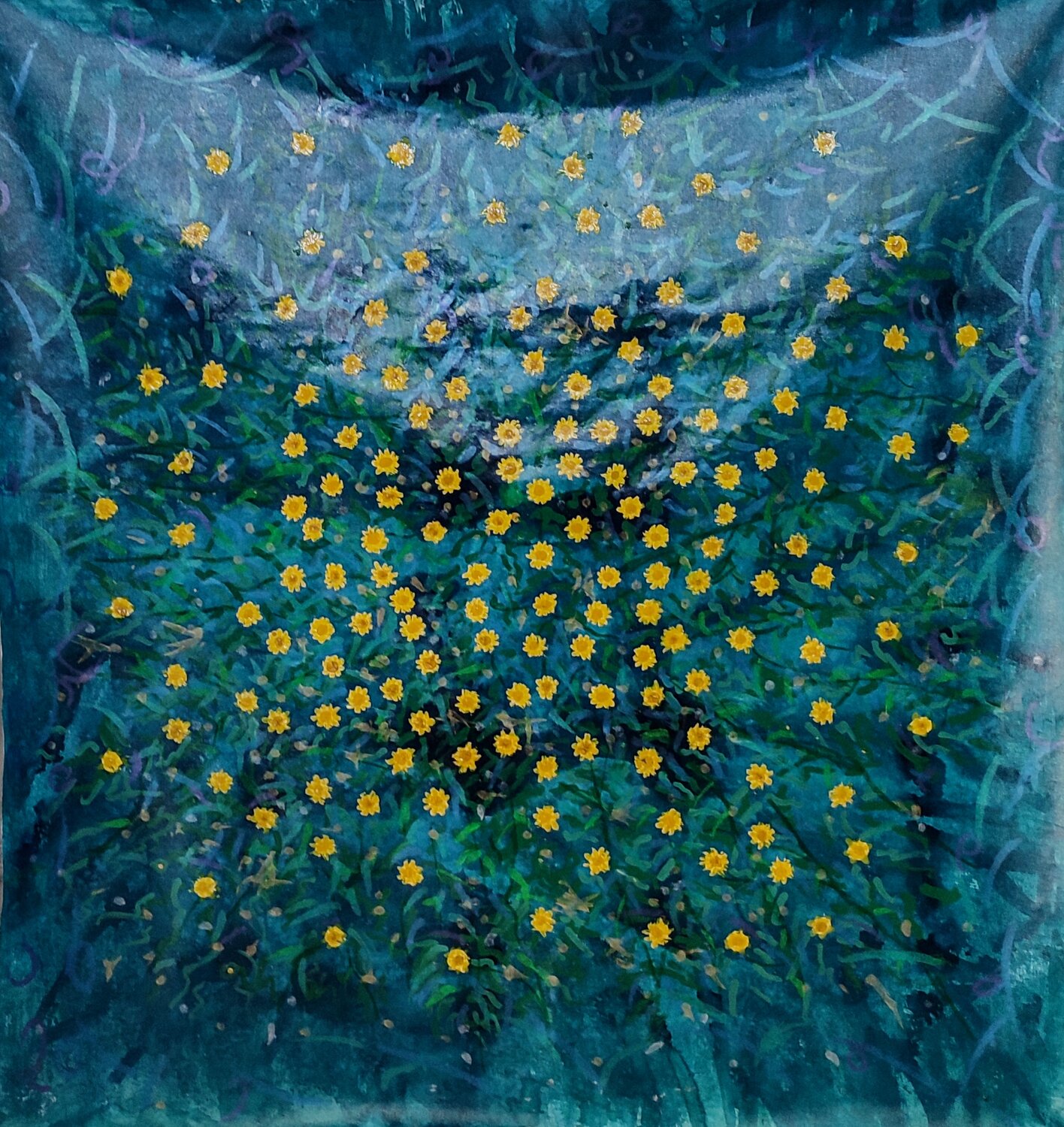 FLORES JOAN PARRAMON Original painting for sale
