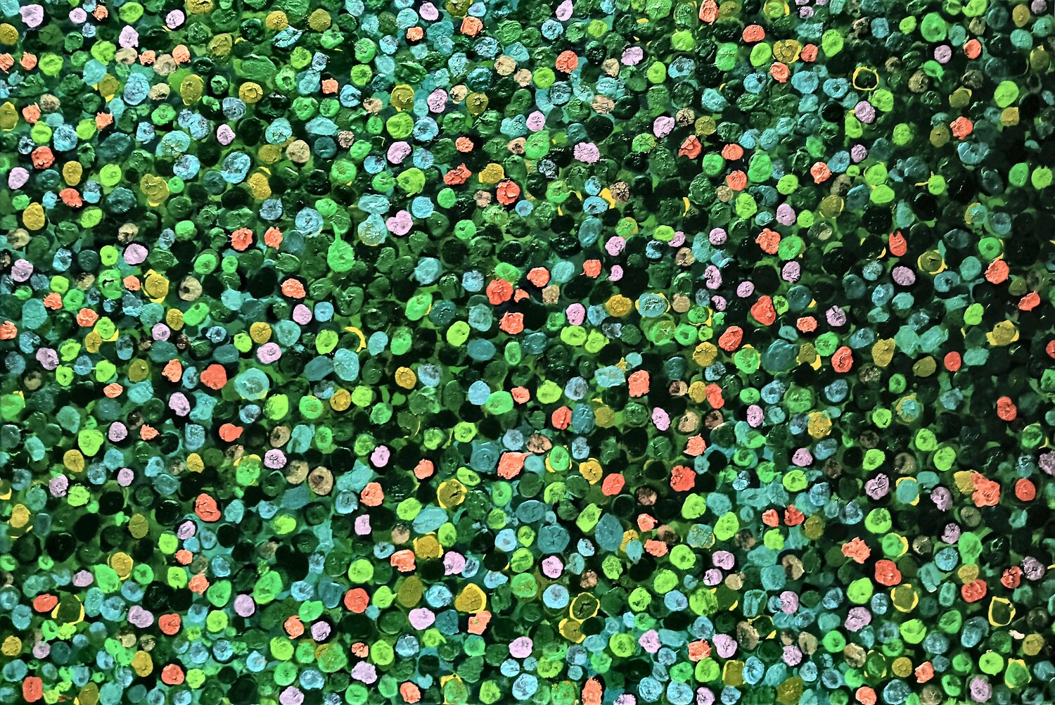 Verdes infinitos JOAN PARRAMON Original painting for sale