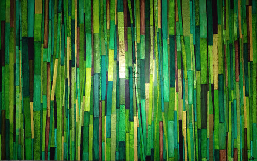 Vitrail de bambous by Sophie Cantou, Painting for Sale on Select
