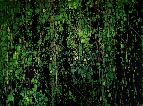 Salix Babylonica by Sophie Cantou, Painting for Sale on Select