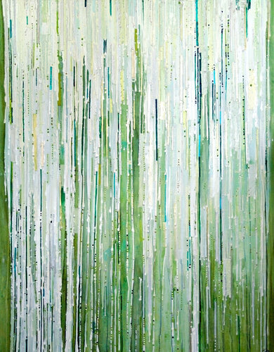 Mur d'eau 2 by Sophie Cantou, Painting for Sale on Select