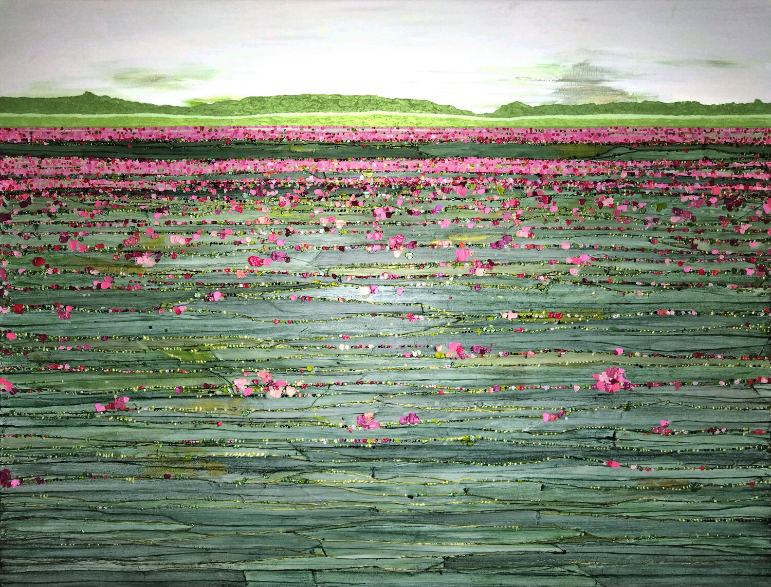 Lumières d'éveil Sophie Cantou Original painting for sale