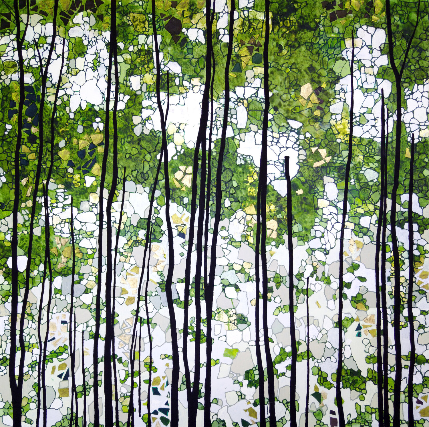 Dans les bois Sophie Cantou Original painting for sale