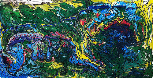 Ruộng bậc thang III by Tứ Bảo Hoàng Lâm, Painting for Sale on Select