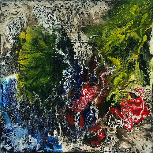 Cơn mưa chiều hạ by Tứ Bảo Hoàng Lâm, Painting for Sale on Select