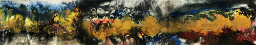 Ngân vang giữa đại ngàn by Tứ Bảo Hoàng Lâm, Painting for Sale on Select