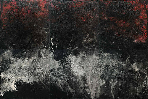 Đêm hè trên bãi biển by Tứ Bảo Hoàng Lâm, Painting for Sale on Select