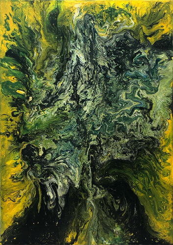 Chiều xuân 9970 by Tứ Bảo Hoàng Lâm, Painting for Sale on Select