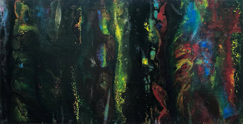 Thuở hồng hoang by Tứ Bảo Hoàng Lâm, Painting for Sale on Select
