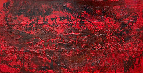 Hoàng hôn mùa lá đỏ by Tứ Bảo Hoàng Lâm, Painting for Sale on Select