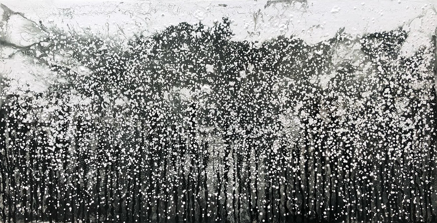 Chờ đông Tứ Bảo Hoàng Lâm Original painting for sale