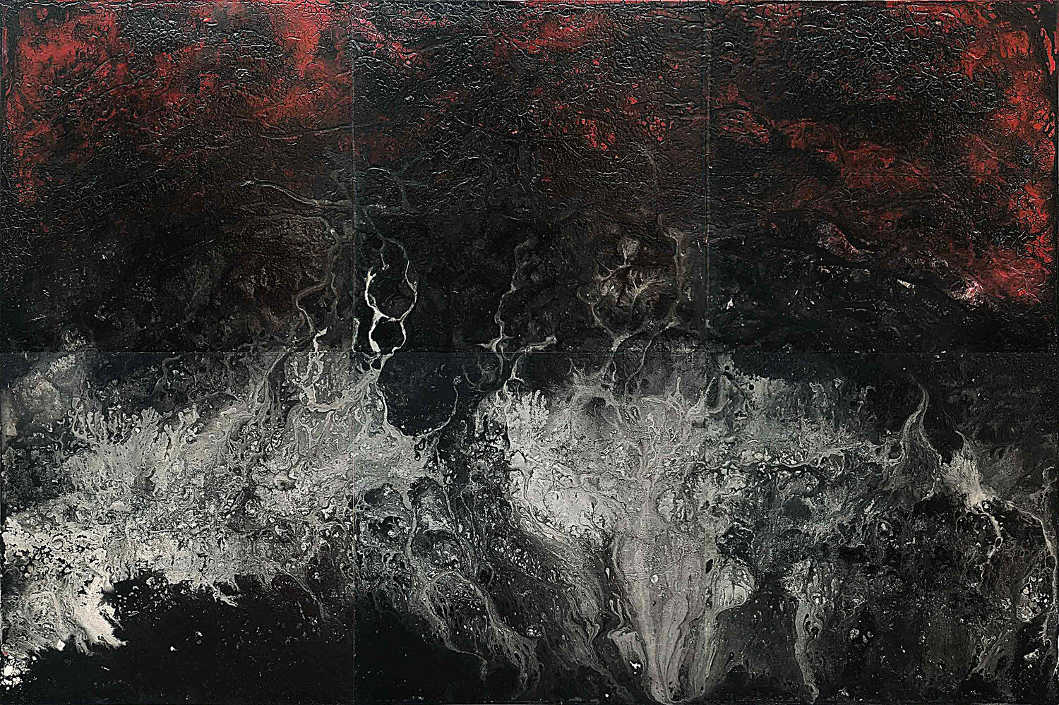 Đêm hè trên bãi biển Tứ Bảo Hoàng Lâm Original painting for sale