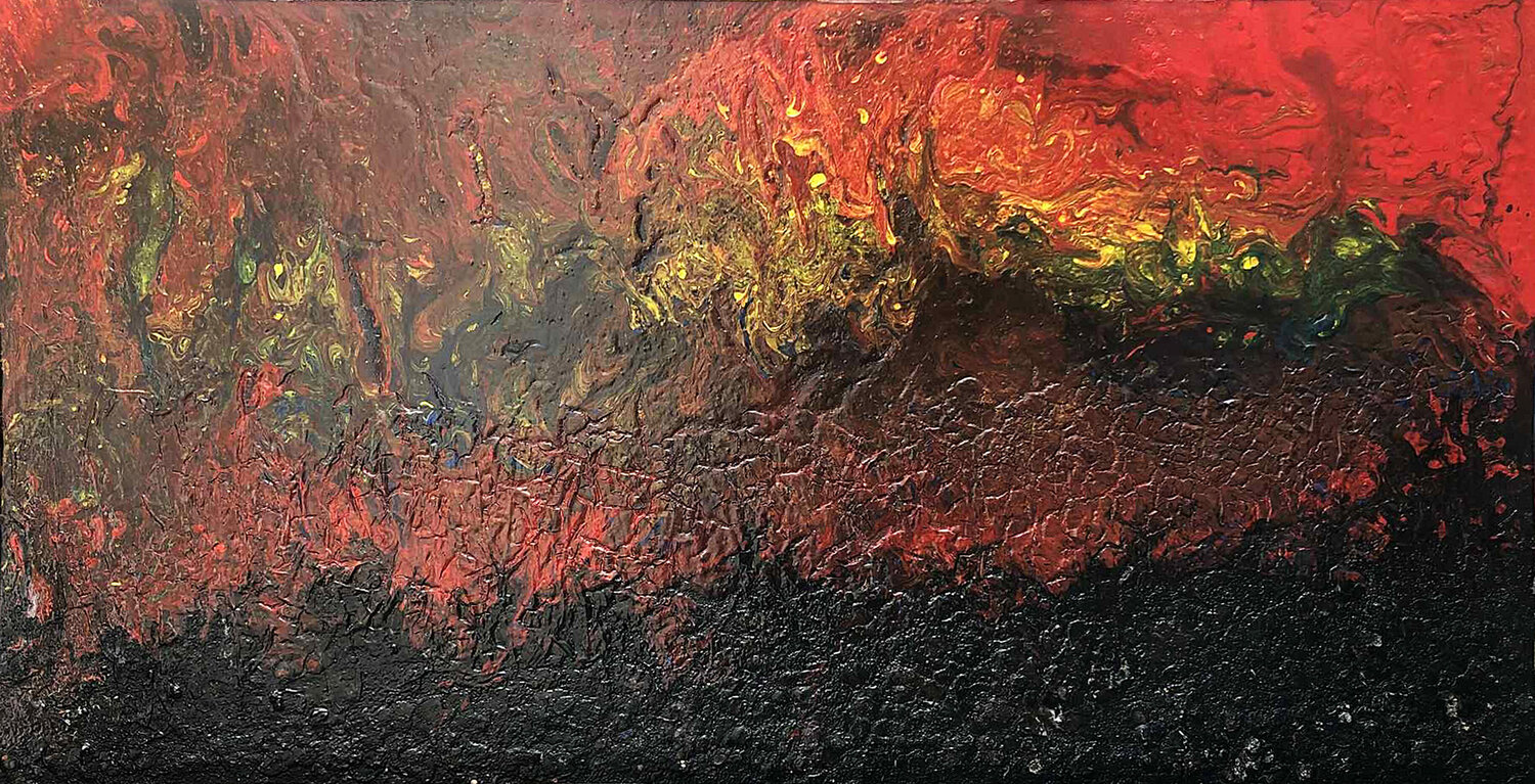 Chiều hoàng hôn Tứ Bảo Hoàng Lâm Original painting for sale