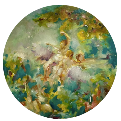 Joyful by Diletta Innocenti Fagni, Painting for Sale on Select