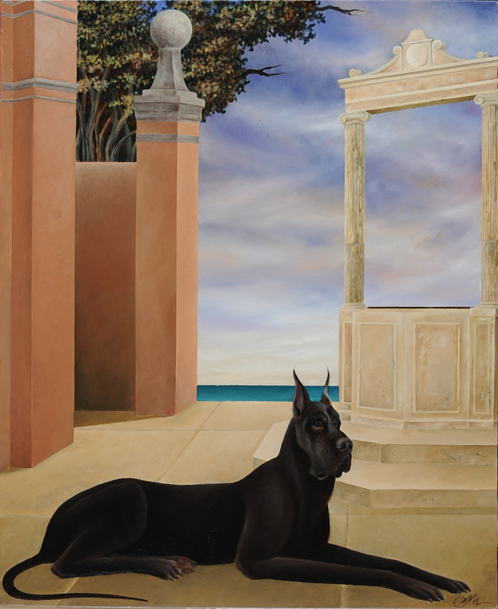 Alano al pozzo