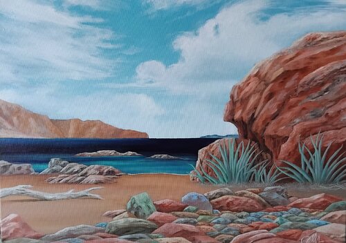 Creta by Cecco Mariniello, Painting for Sale on Select