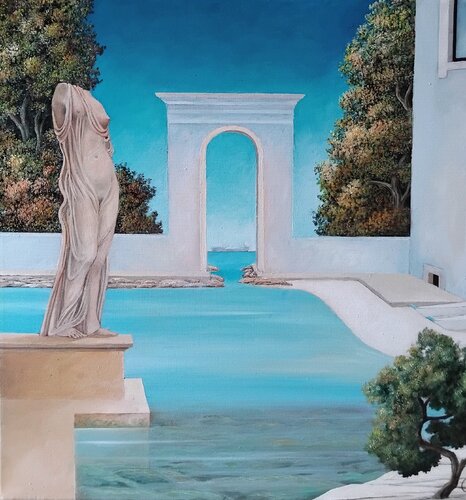 La Celeste Porta by Cecco Mariniello, Painting for Sale on Select