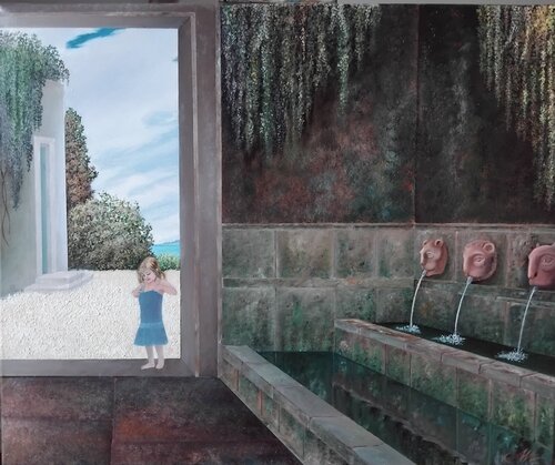 La stanza dell'acqua von Cecco Mariniello, Malerei kaufen auf Select