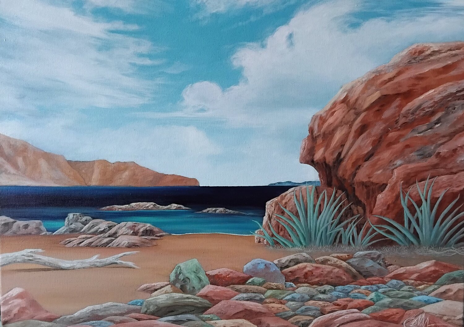 Creta Cecco Mariniello Original painting for sale